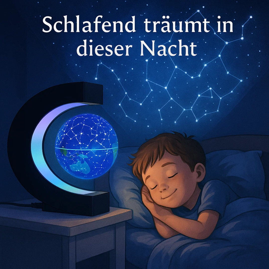AstroGlobe LED-Weltkugel – Schwebende Globuslampe mit Magnetaufhängung