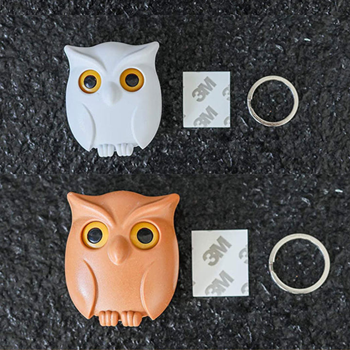 🦉Der Schlüsselguard ist eine zuverlässige Eule - süßer Nacht-Eulen-Schlüsselhalter mit automatischen Augenöffnen- und -schließen | Karnz