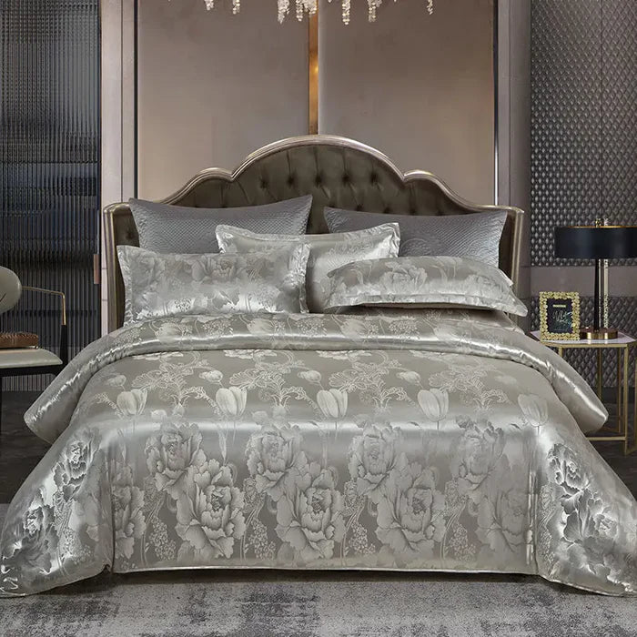 Luxus Satin Bettbezug Set - RoyalDream | Karnz