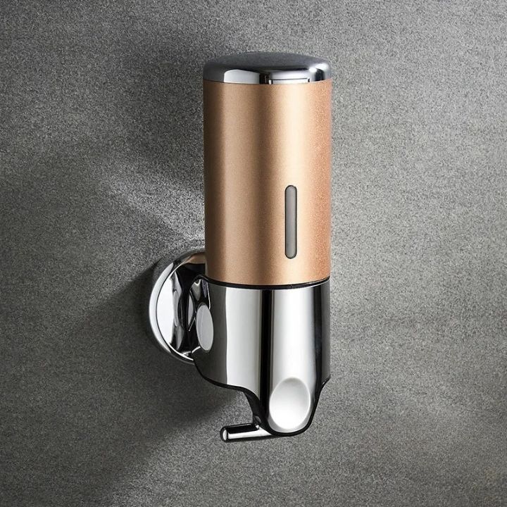 Wandseifenspender | SudsStation Badezimmer-Organizer | Edelstahl & ABS | 500 ml | Set mit 1–3 Stück