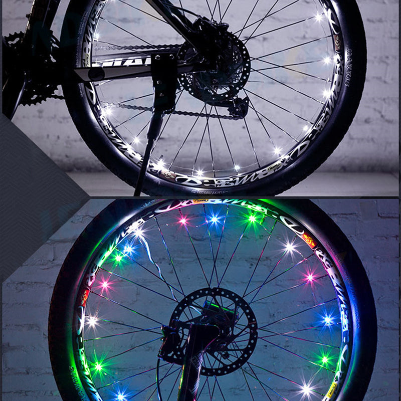 Wiederaufladbare Fahrradreifenlichter