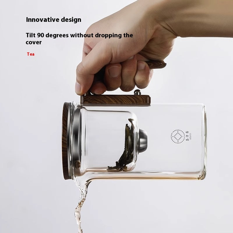 Magnetische Teekanne Trennungsfiltration Glas | Karnz
