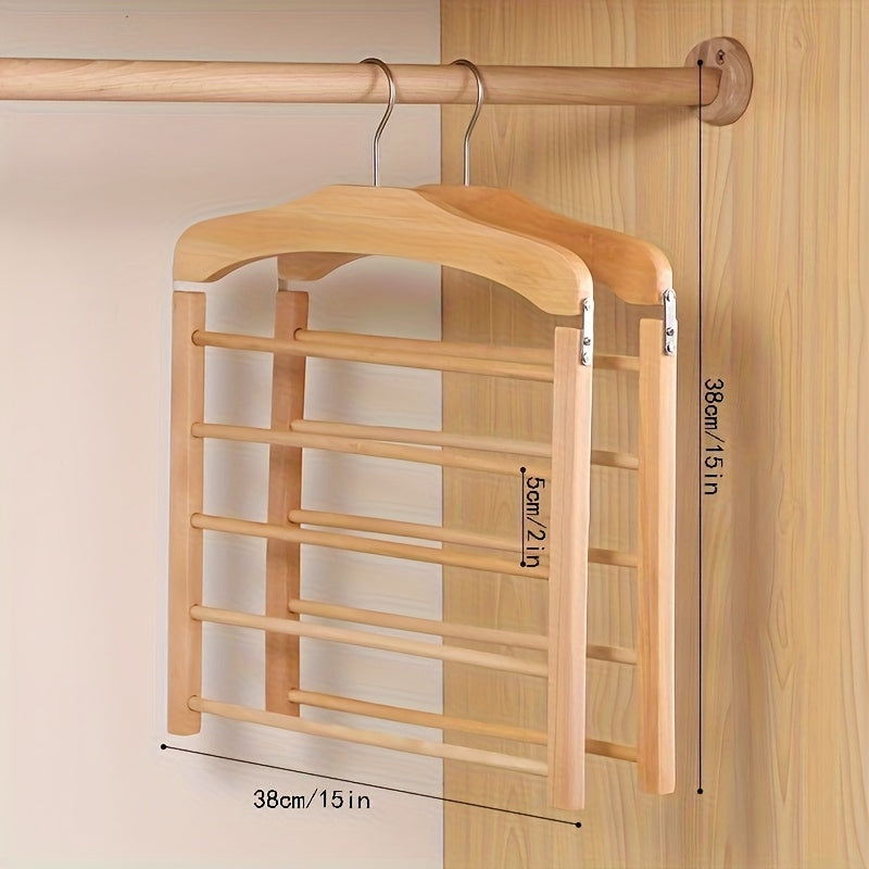 Holz Hosenbügel Multi-Layer 2er Set | Karnz