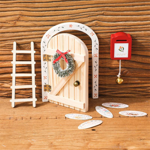 Dekorative hölzerne Elfen-Tür für Kinderzimmer