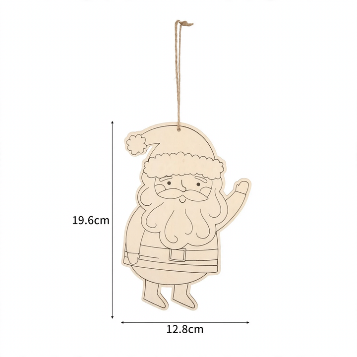 Hölzerner Wichtel-Anhänger für Weihnachtsbaum