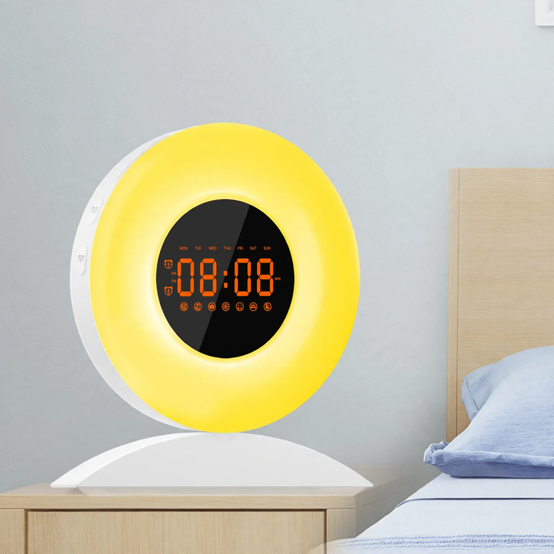 Intelligentes LED-Wecklicht mit Sonnenaufgangs- und Untergangssimulation