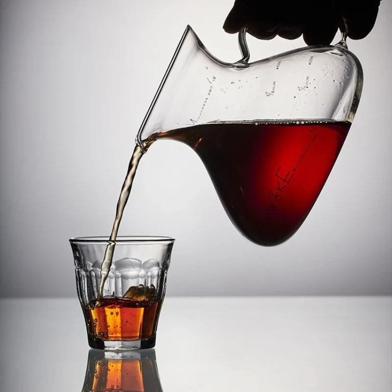15oz Glas Pour Over Kaffee Server Hitzebeständige Tropf-Brühkanne | Karnz