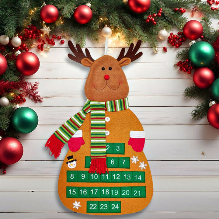 DIY Filz-Weihnachtsbaum-Adventskalender für Kinder