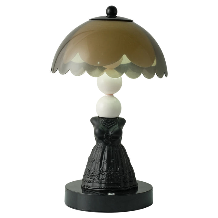Vintage Kleid-Tischlampe aus ABS