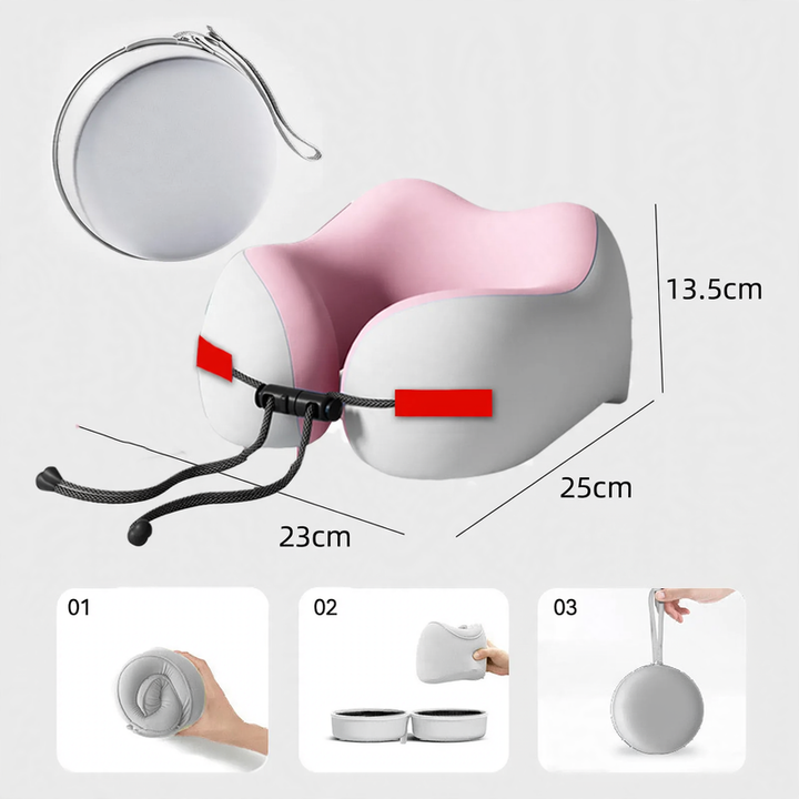 Nackenstützkissen aus Memory-Foam, U-Form