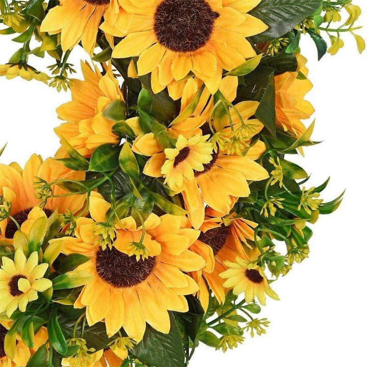 16'' Gold Künstlicher Sonnenblumengirlande Karnz