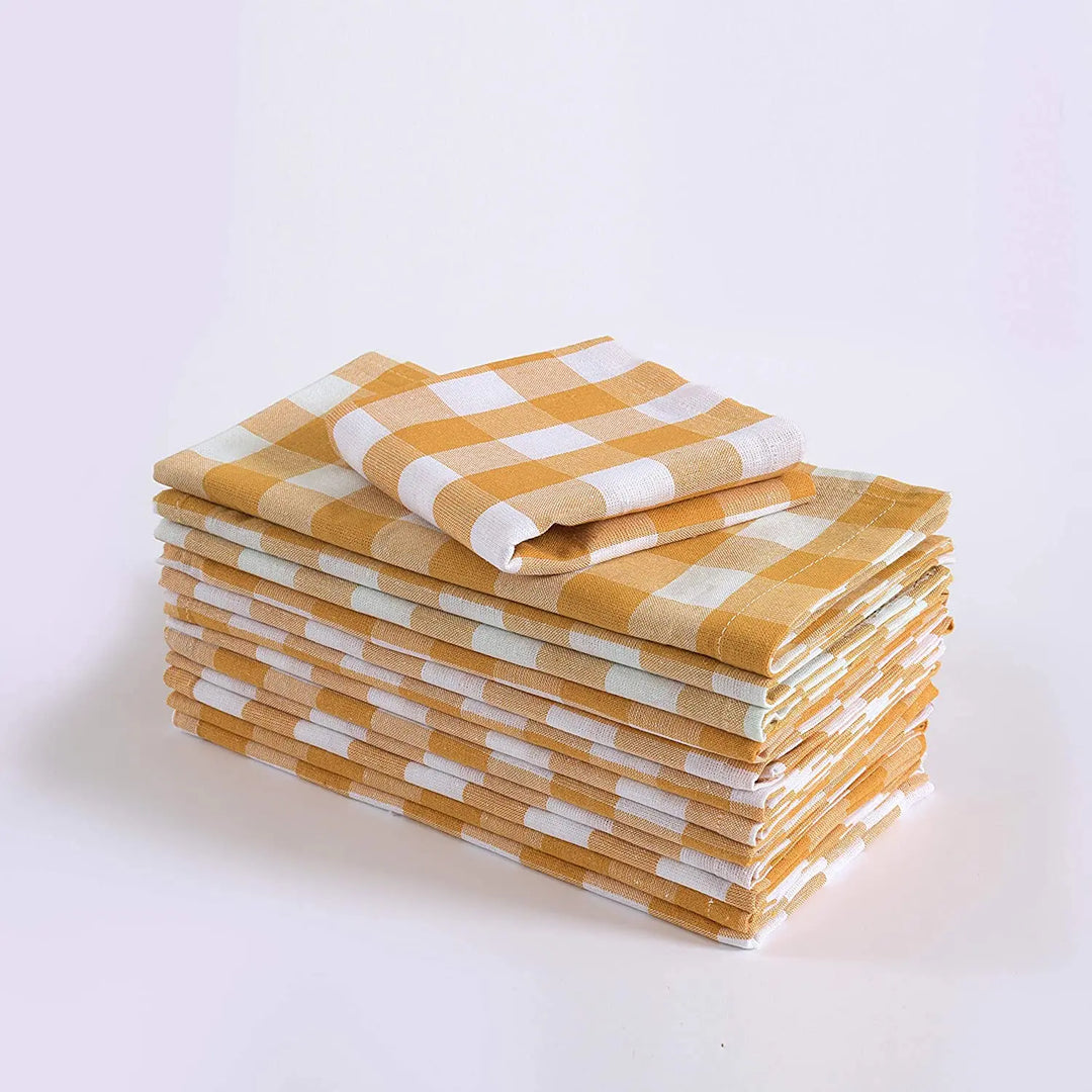 16" Wiederverwendbares Polyester Tischdecke Servietten Set Verdickte Platzdecken | Karnz