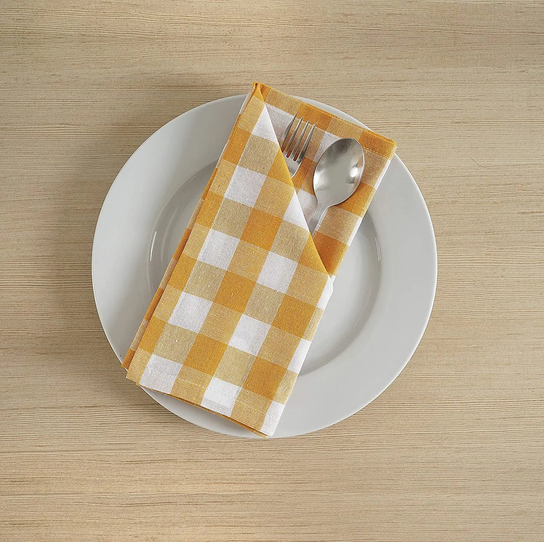 16" Wiederverwendbares Polyester Tischdecke Servietten Set Verdickte Platzdecken | Karnz