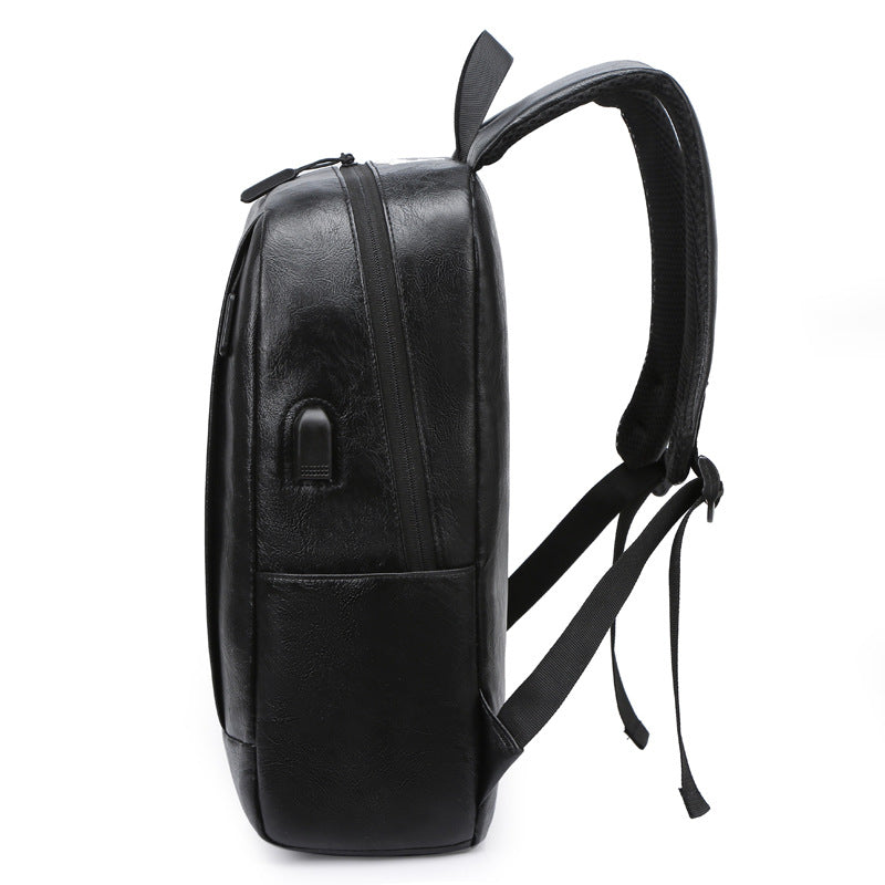 Stylischer Leder-Laptop-Rucksack Karnz