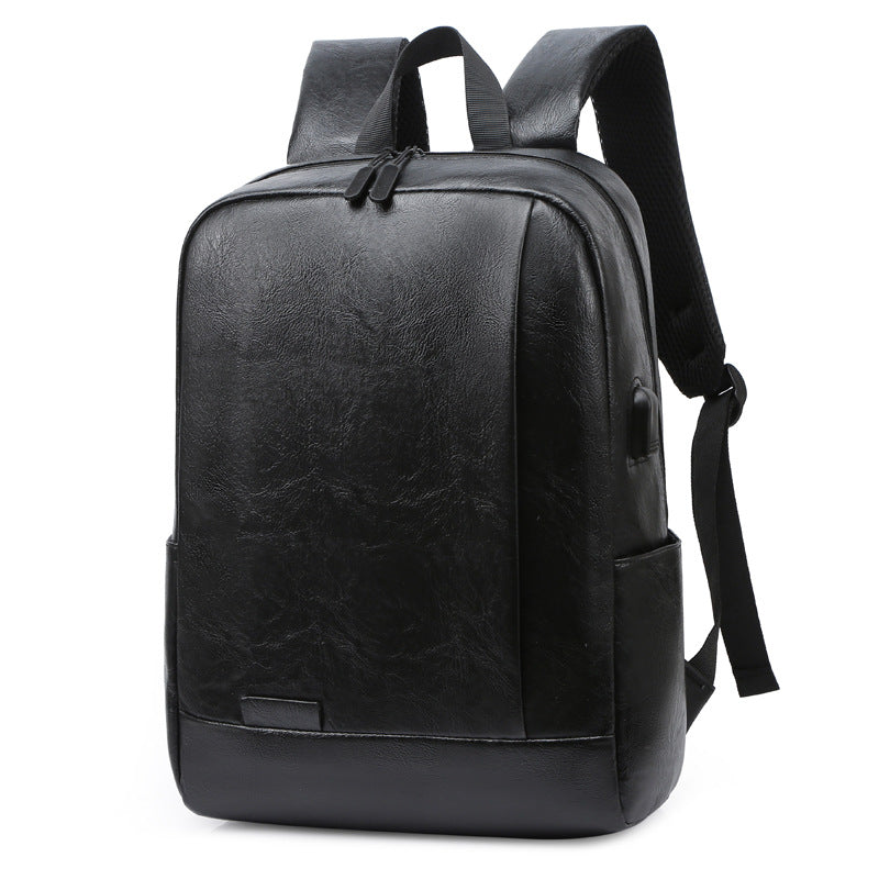 Stylischer Leder-Laptop-Rucksack Karnz