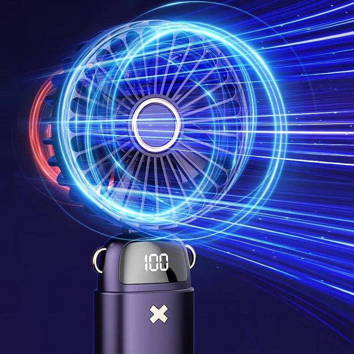 Tragbarer USB-Handventilator mit Telefonständer | Karnz