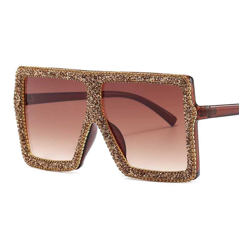 Damen extravagant gestaltete Sonnenbrille Karnz