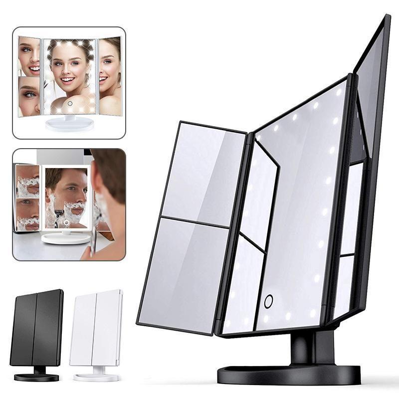 Beleuchteter Kosmetikspiegel, 24 LEDs