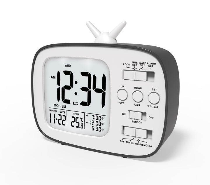 Digitaler Funkwecker mit Großem Led-Display Karnz