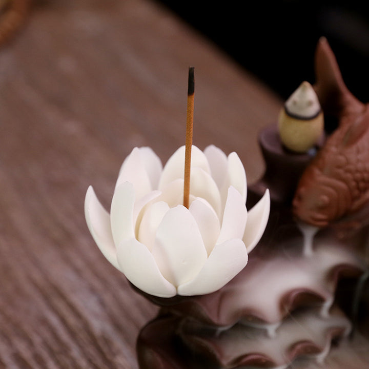 Lotus-inspirierten Aromatischen Wasserfall Räuchergefäß