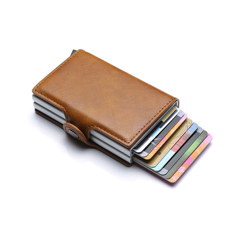 RFID Leder Geldbörse mit Geldklammer. | Karnz