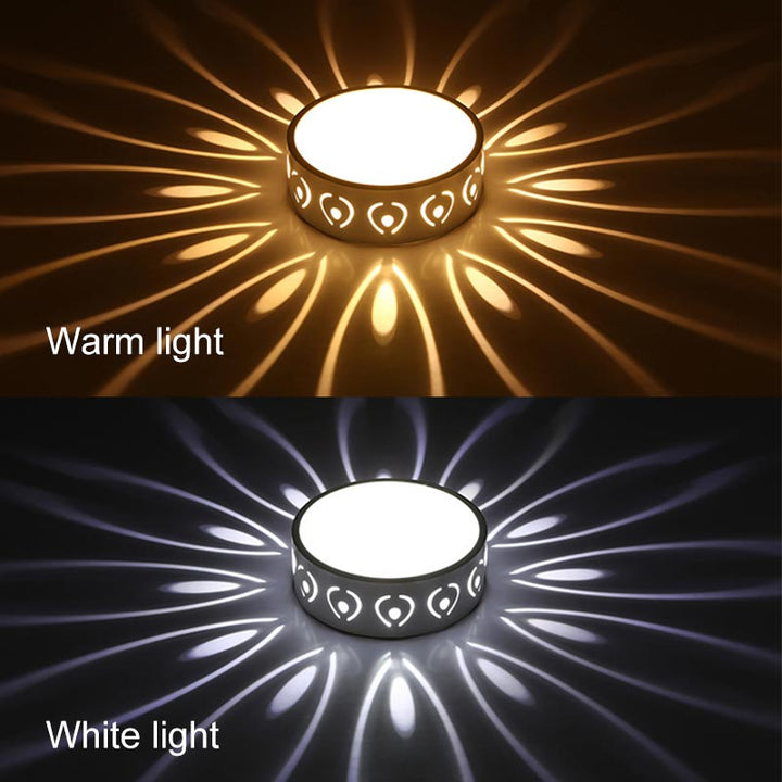 Stilvolle, moderne LED-Deckenleuchte für Eingangsbereich, Flur und Balkon