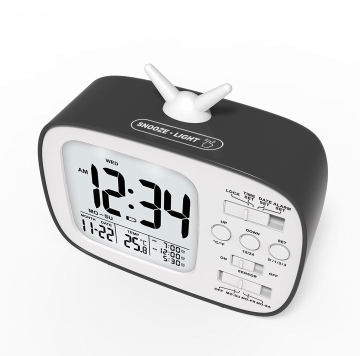 Digitaler Funkwecker mit Großem Led-Display Karnz