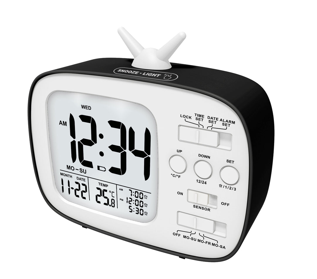 Digitaler Funkwecker mit Großem Led-Display Karnz