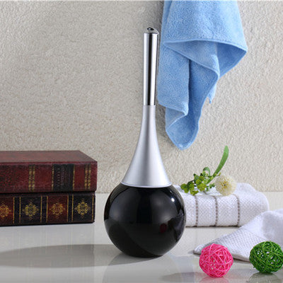 Moderne Toilettenbürste aus organischem Edelstahl