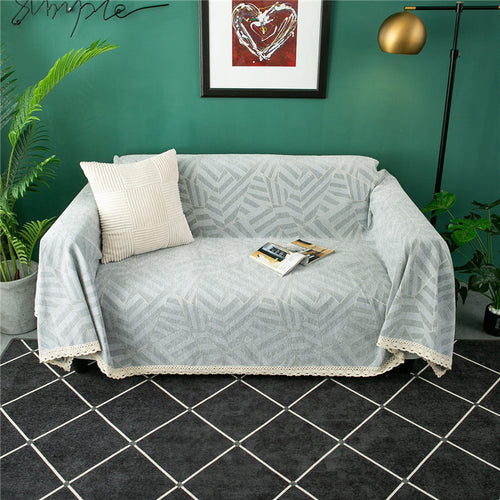 Dekorative Chevron-Muster-Wurfdecke