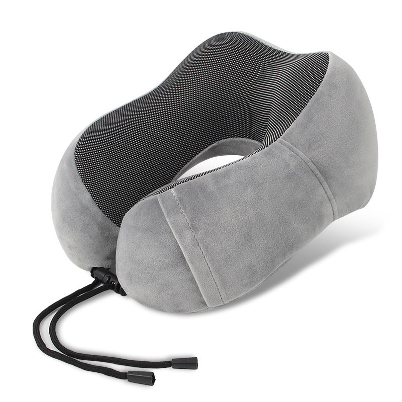 Reise-Nackenkissen U-Form Memory-Foam mit Aufbewahrung