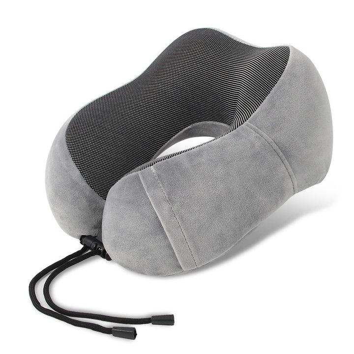 Reise-Nackenkissen U-Form Memory-Foam mit Aufbewahrung