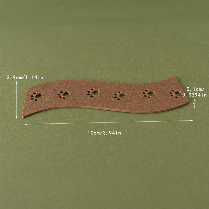 Miniatur-Weihnachts-Fußabdruck-Matte für Puppenhäuser
