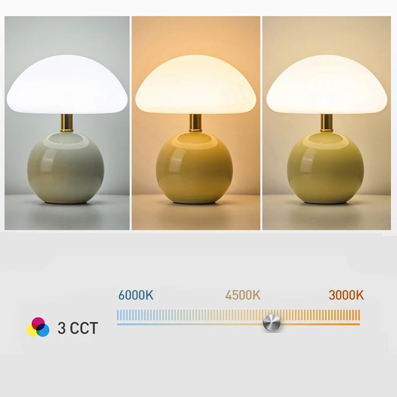 Moderne Nachttischlampe mit sanftem, warmweißem Licht - Stilvolle Beleuchtung für Schlafzimmer & Wohnzimmer | Karnz
