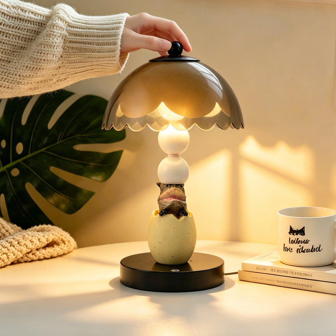 Dinosaurier-Tischlampe mit Farbwechsel