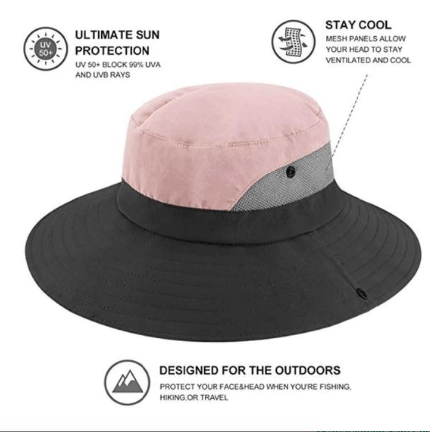 Faltbarer Sonnenhut mit UV-Schutz