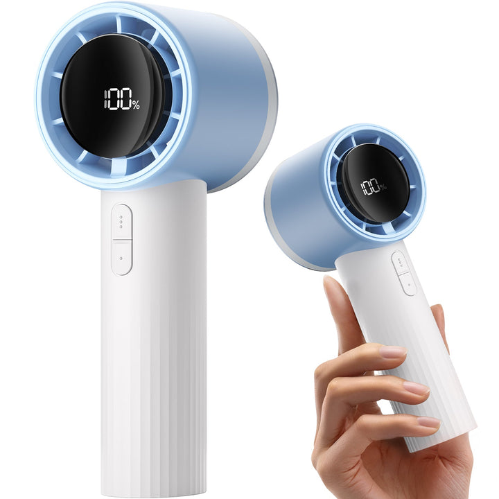 Tragbarer Hochgeschwindigkeits-Handheld-Turbo-Lüfter mit LED-Display | Karnz