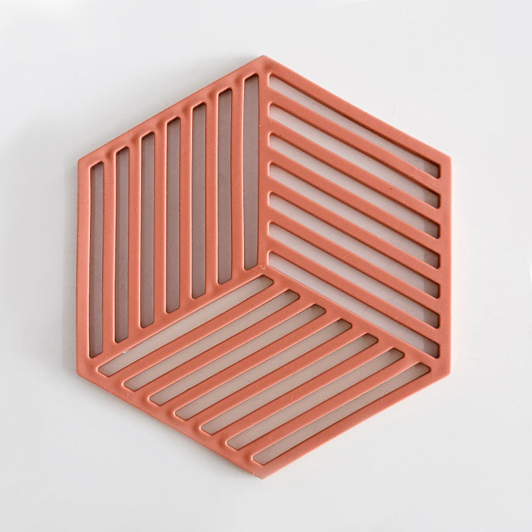 Unisex Silikon Untersetzer mit modernem geometrischem Design Karnz