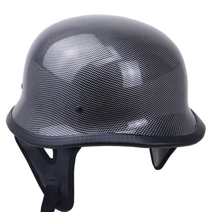 Vintage-Carbonfaser-Motorradhelm Karnz