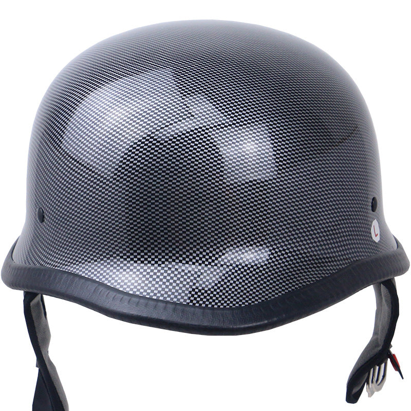 Vintage-Carbonfaser-Motorradhelm Karnz