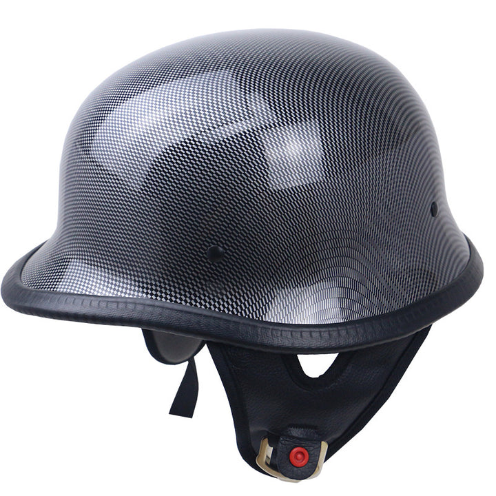 Vintage-Carbonfaser-Motorradhelm Karnz