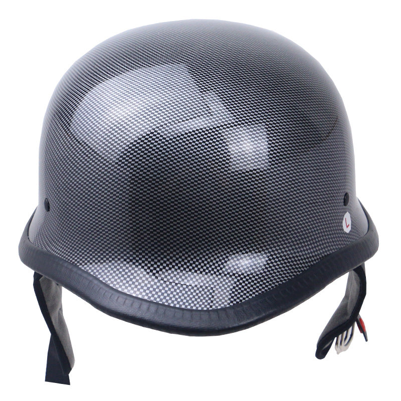 Vintage-Carbonfaser-Motorradhelm Karnz