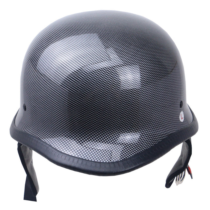 Vintage-Carbonfaser-Motorradhelm Karnz