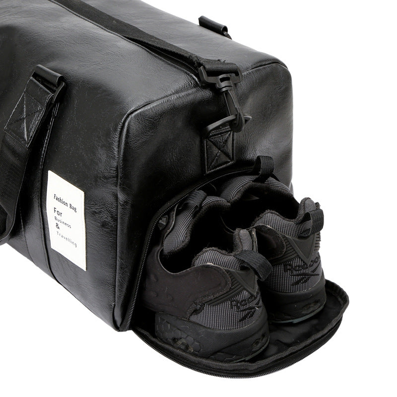 Stylische Leder Reisetasche Karnz
