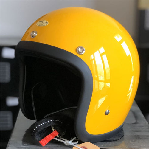 Klassischer Cruiser Motorradhjelm Karnz