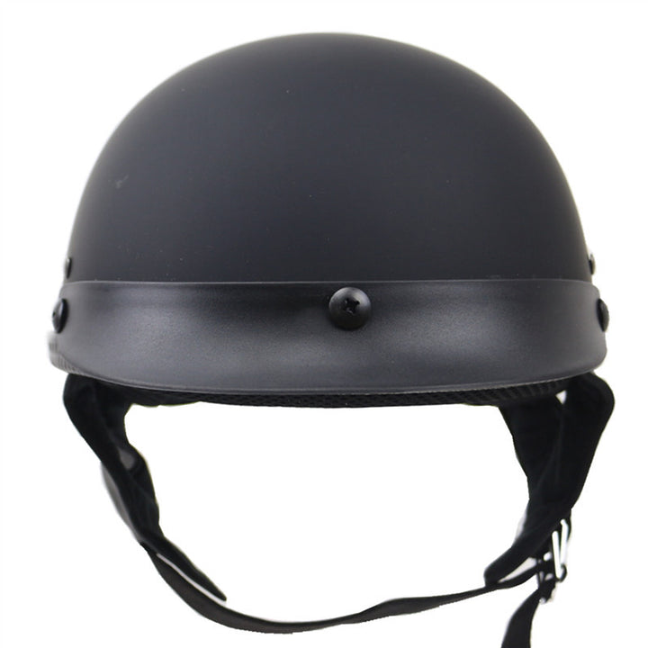 Klassischer Low-Profile Motorradhelm Karnz