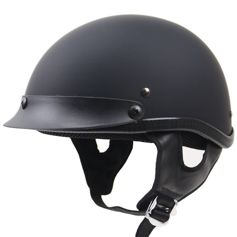 Klassischer Low-Profile Motorradhelm Karnz