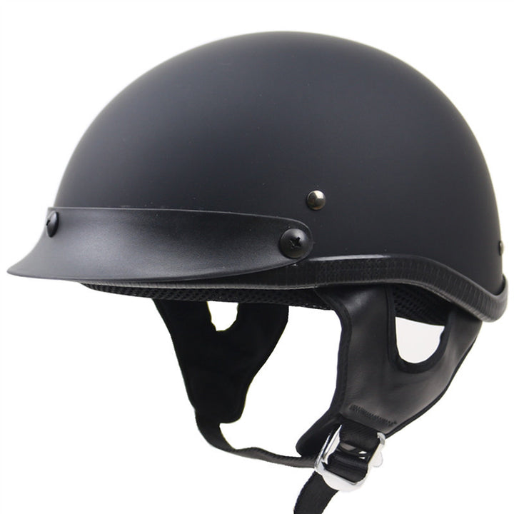 Klassischer Low-Profile Motorradhelm Karnz