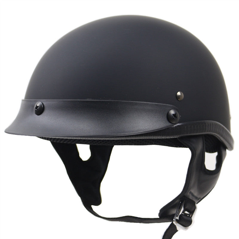 Klassischer Low-Profile Motorradhelm Karnz