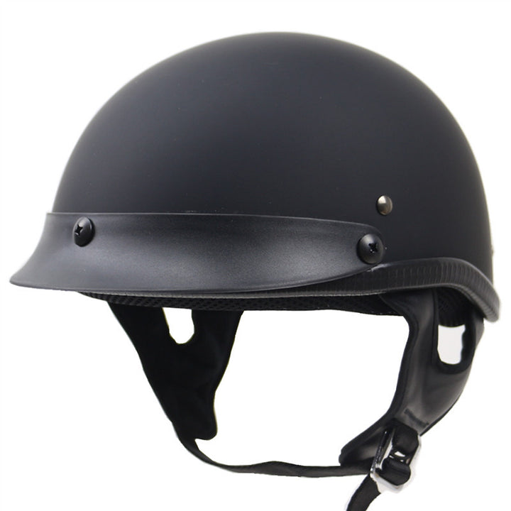 Klassischer Low-Profile Motorradhelm Karnz